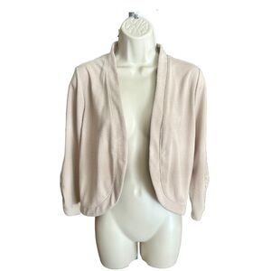 BOGO Susan Graver Tan Bolero Shrug XS
